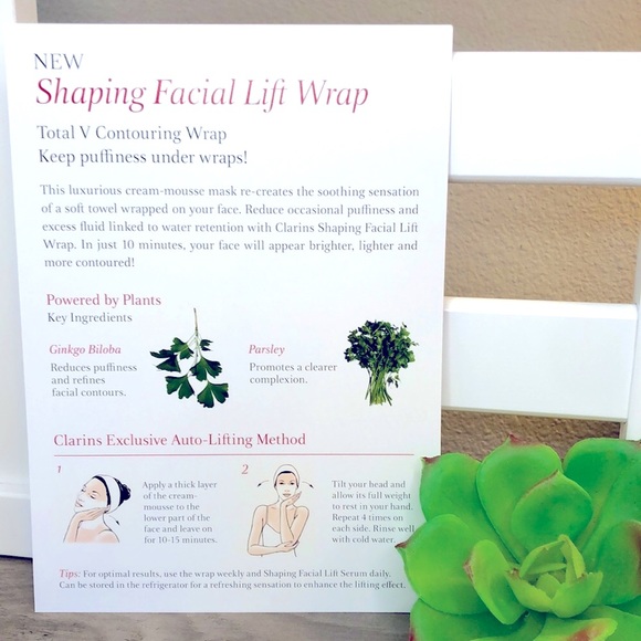 Clarins V Facial Intensive Wrap Mask - Picture 4 of 9